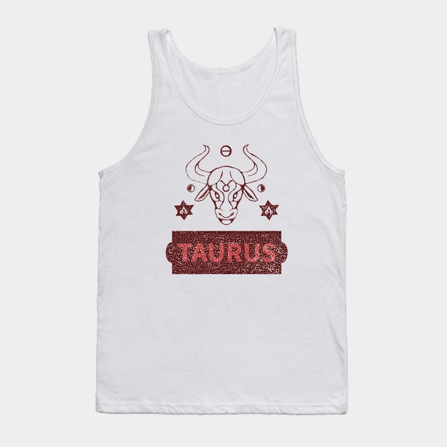 taurus zodiac sign test Tank Top by husnimubarok